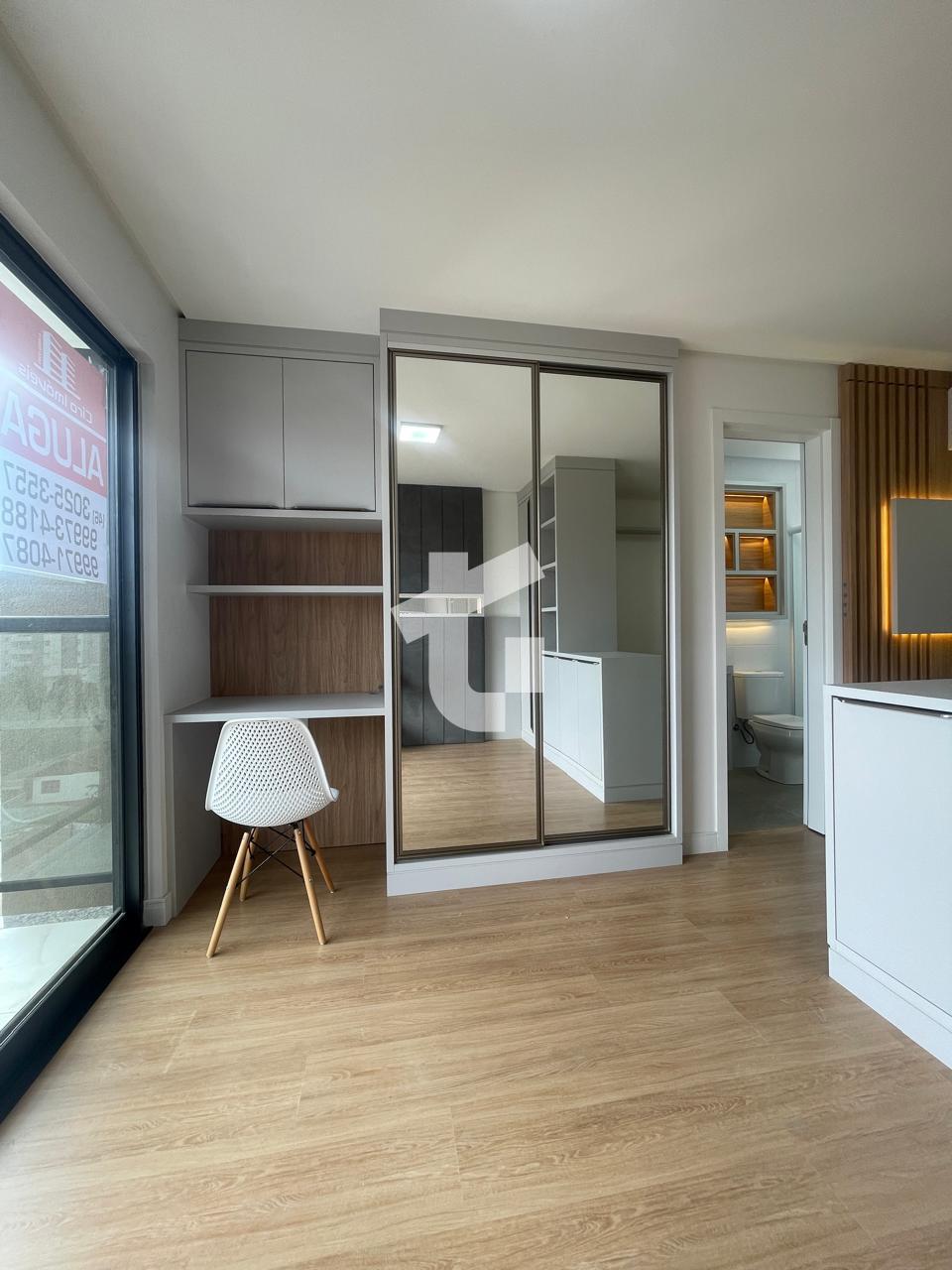 APARTAMENTO LOFT MOBILIADO PARA LOCAO NO ED. ATHOS - CENTRO PATO BRANCO PR.