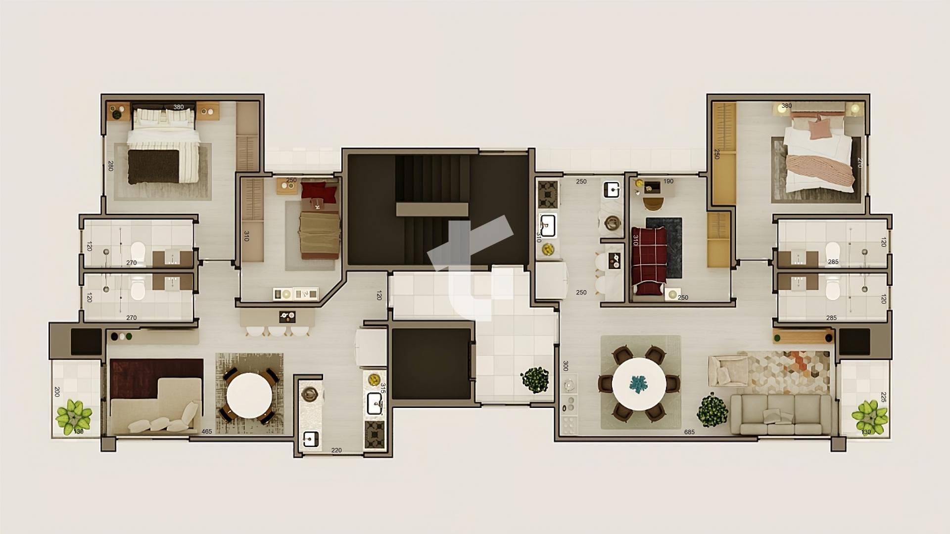 APARTAMENTOS NO RESIDENCIAL ISRAEL À VENDA - RUA TAMOIO, CENTR...