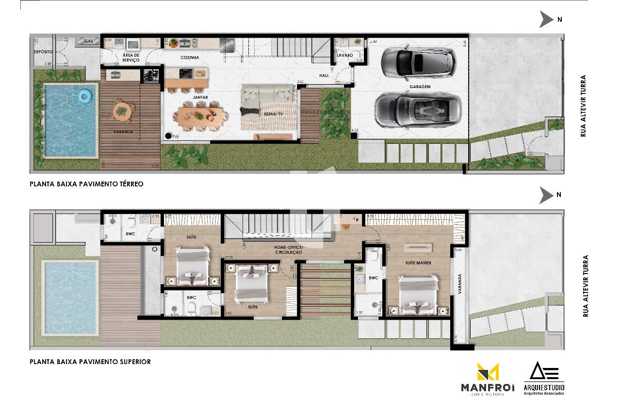 SOBRADO  ALTO PADRÃO  CONSTRUÇÃO  - LOT SANTA CLARA, PQ SOM - ...