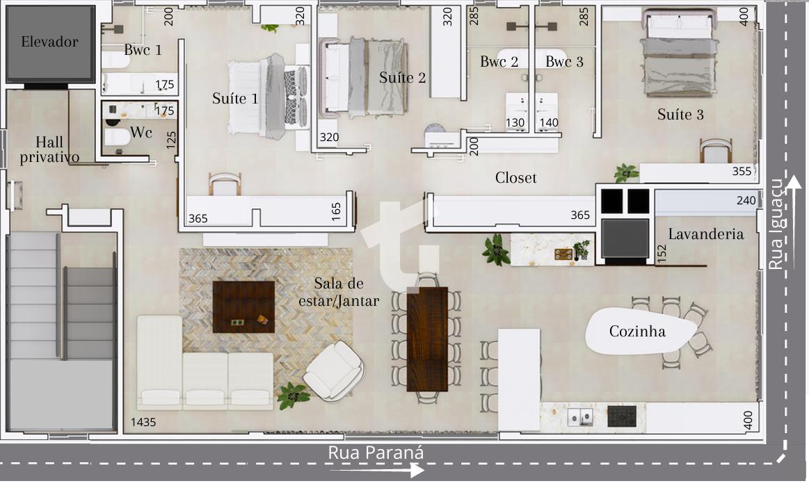 APARTAMENTOS NOVOS FASE FINAL CONSTRUÇÃO COM 3 SUÍTES, CENTRO,...