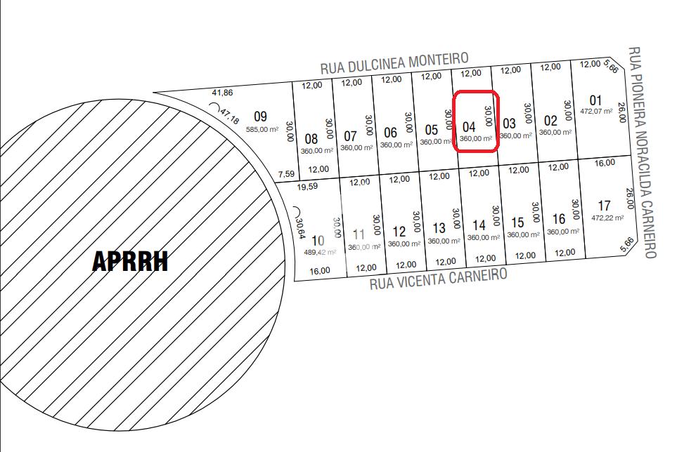 TERRENOS À VENDA DE 360M  LOTEAMENTO MONTE BELO I - BAIRRO IND...