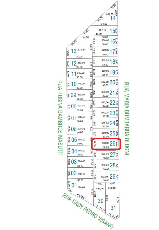 TERRENOS À VENDA DE 360M  LOTEAMENTO JARDIM DAS ORQUÍDEAS - PA...