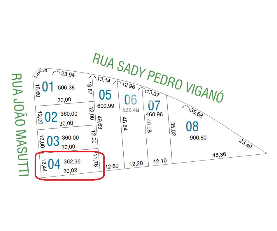 TERRENOS À VENDA DE 362,95M  LOTEAMENTO JARDIM DAS ORQUÍDEAS -...