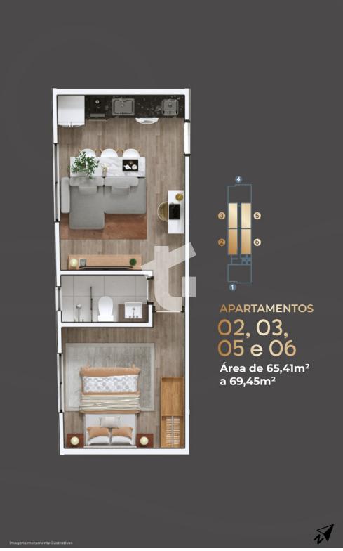 LANAMENTO APARTAMENTOS RES. NOAH VENDA - RUA ITABIRA, CENTRO, PATO BRANCO,.