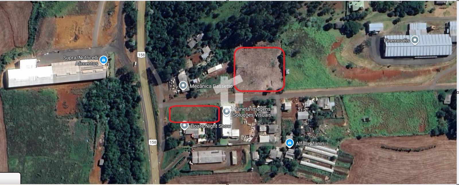 TERRENOS COMERCIAIS COM FRENTE PARA A BR-158 - PATO BRANCO-PR.