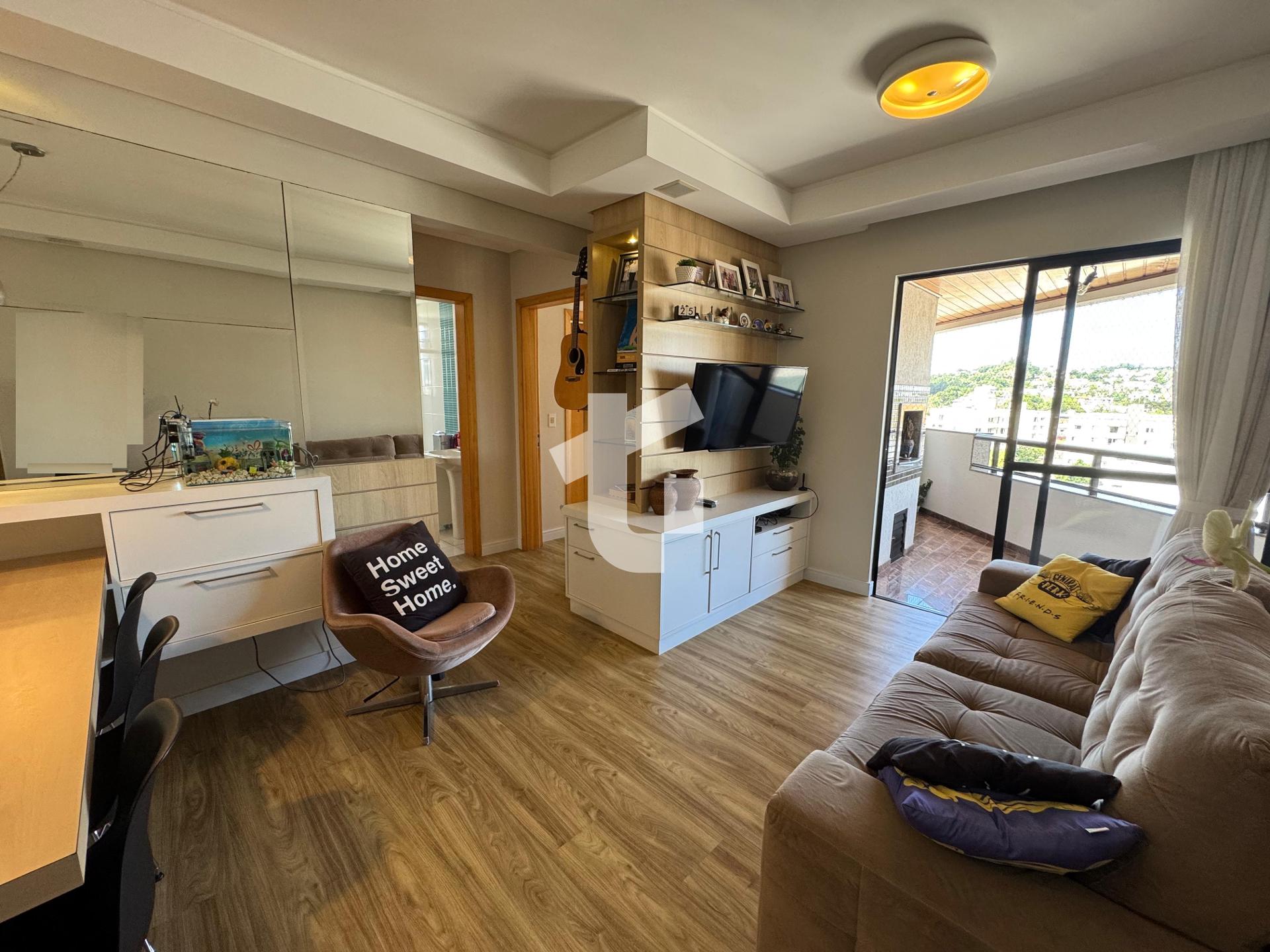 APARTAMENTO SEMIMOBILIADO VENDA - ED. SAN MARINO II, BAIRRO SANTA TEREZINHA.