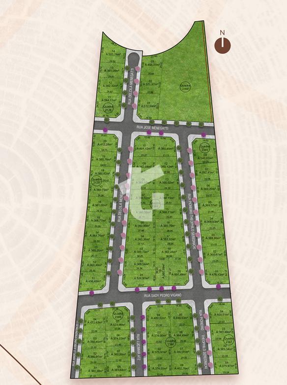 LANÇAMENTO  TERRENOS À VENDA LOTEAMENTO MENEGATTI - BAIRRO IND...