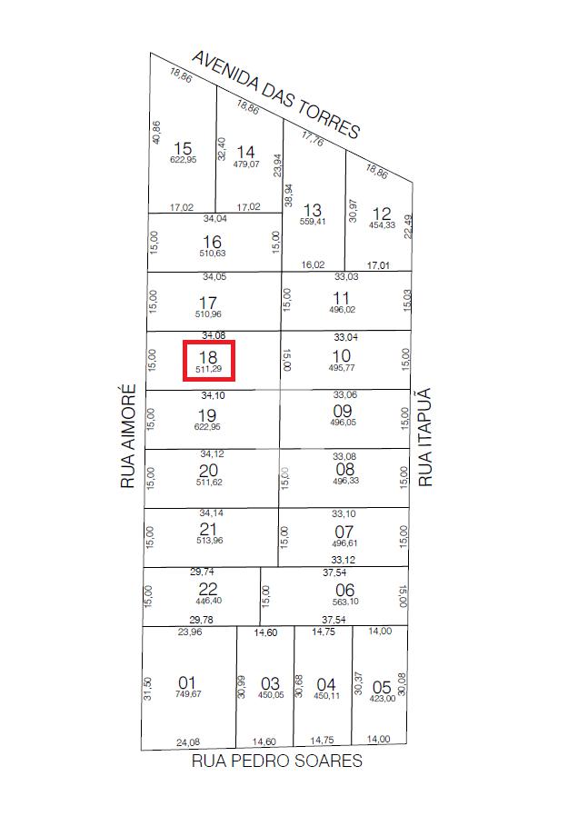 EXCELENTE TERRENO VENDA NO BAIRRO VILA ISABEL, RUA AIMOR - PATO BRANCO,PR.