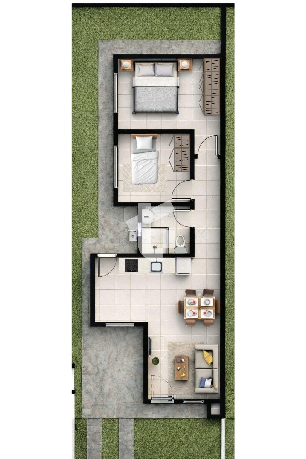CASA EM CONSTRUÇÃO, TÉRREA, COM 2 DORMITÓRIOS  - FRARON, PATO ...