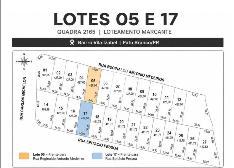 TERRENO À VENDA NO VILA IZABEL - LOTEAMENTO MARCANTE -  PATO B...