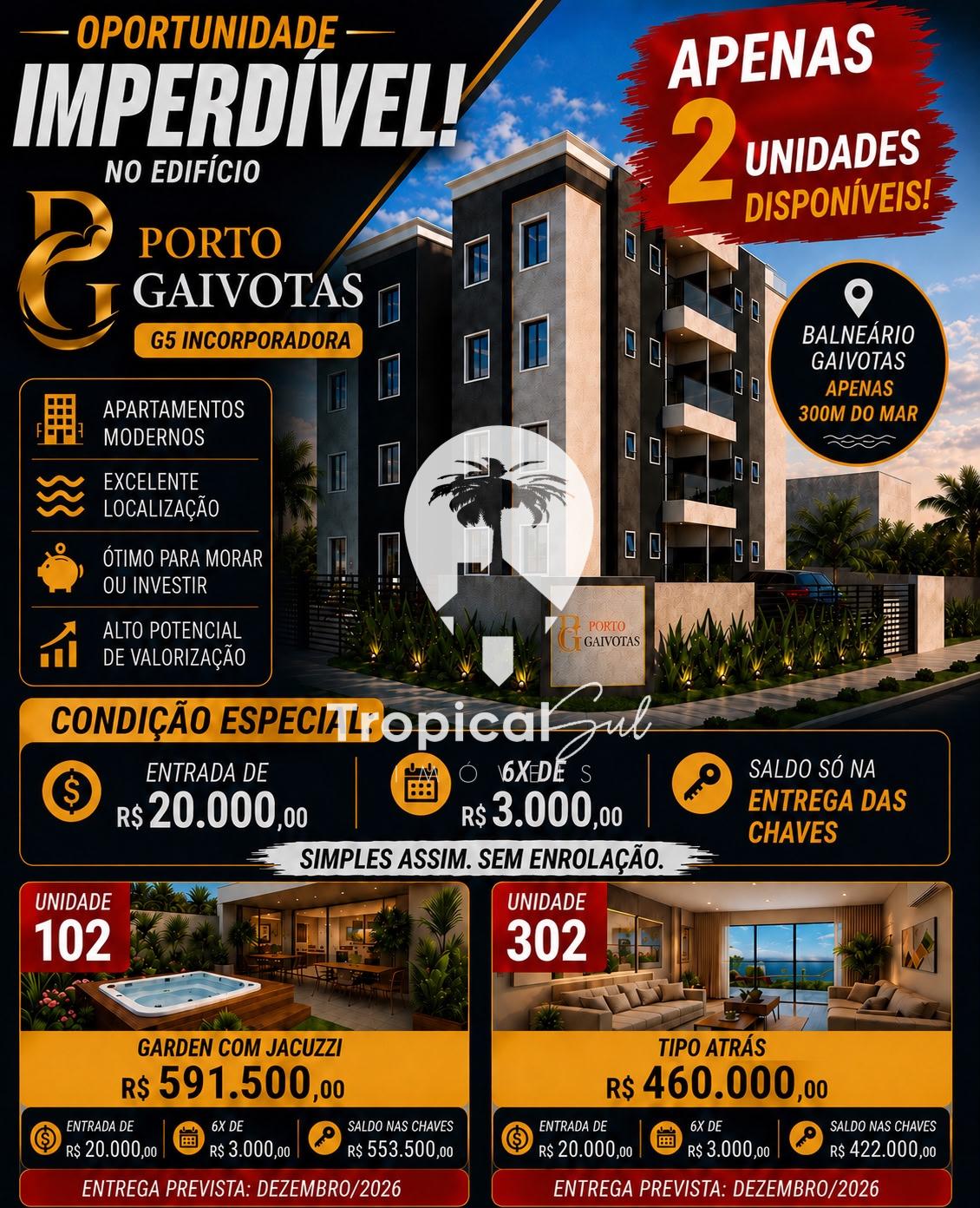 Lan?amento Apartamento ? venda, Gaivotas, MATINHOS - PR