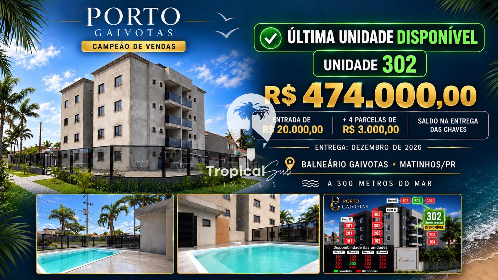 Lan?amento Apartamento ? venda, Gaivotas, MATINHOS - PR