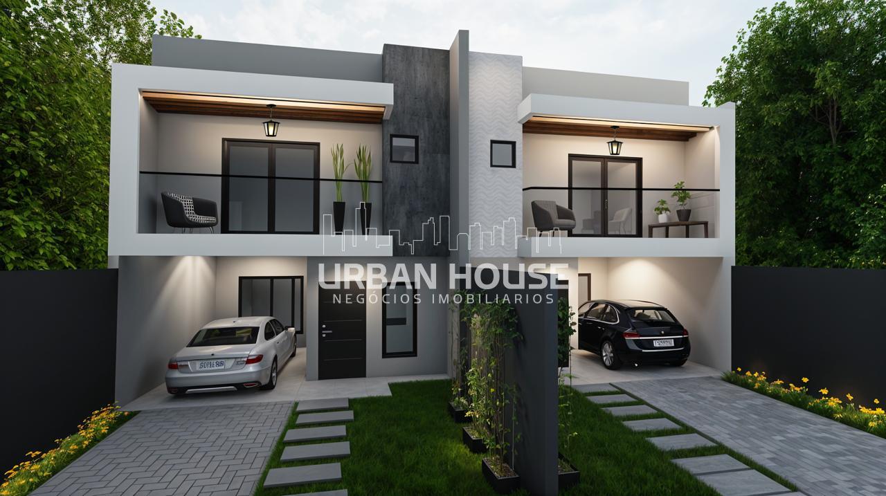 Casa com 2 quartos, 1 suíte, edícula e acabamento em porcelana...