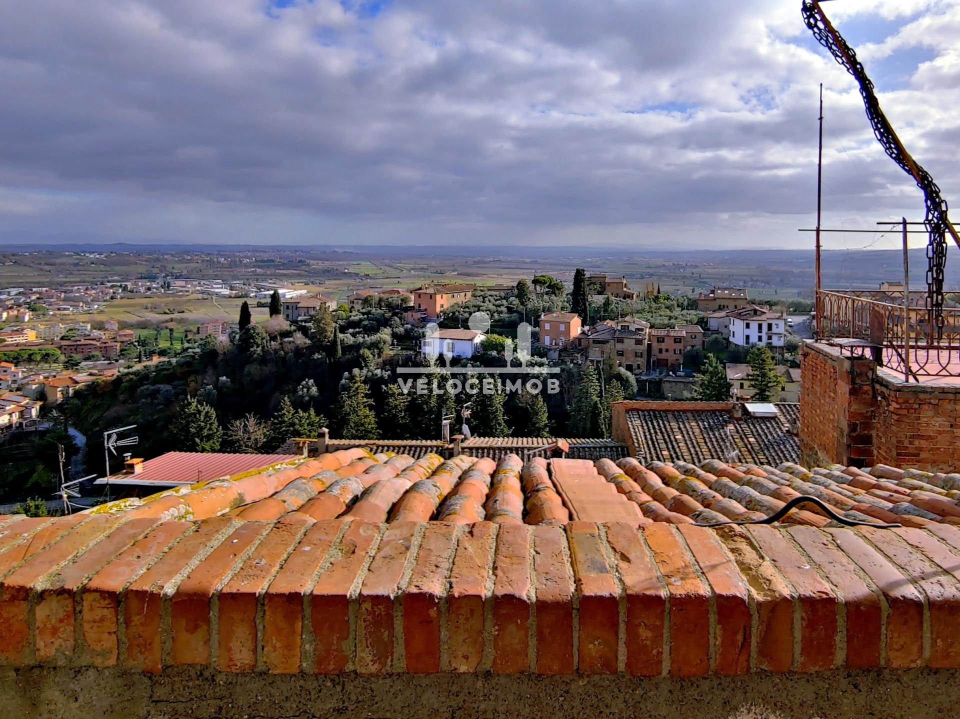 Apartamento Vista Panorâmica Centro Histórico de Sinalunga Região Toscana Itália