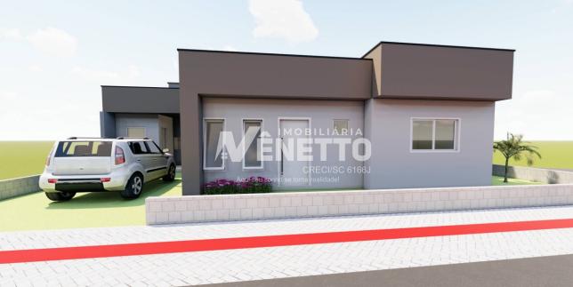 Casa nova com laje e 2 dormitórios apta a financiamento bancário