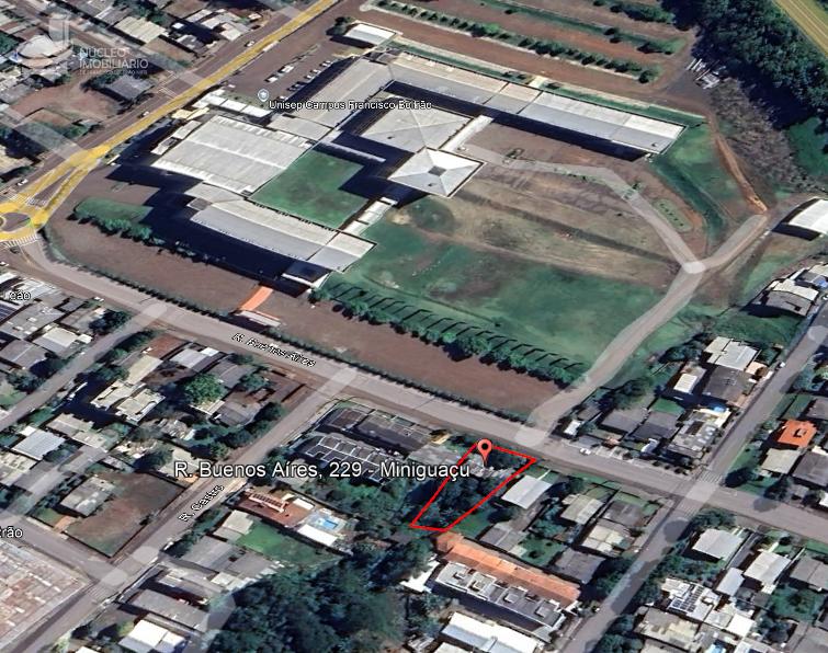 Terreno com 630,00m , localizado na Rua  Buenos Aires, 229  Bairro Miniguau.