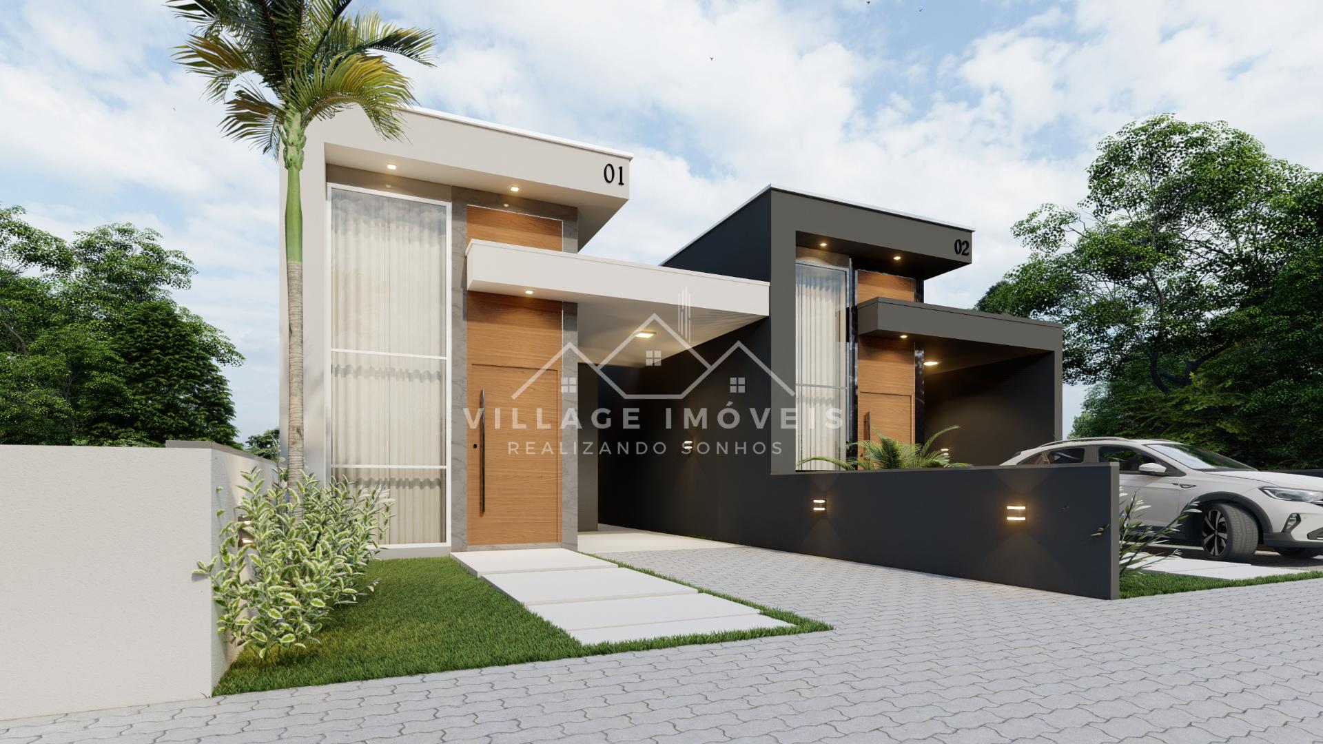## CASA 100% PLANA E MODERNA EM UM DOS MELHORES LOTEAMENTOS DA CIDADE ##