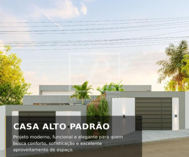 CASA ALTO PADRÃO - Na Planta. 03 quatos e 01 suíte. 130m² cons...