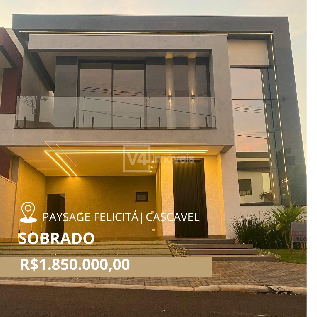 Sobrado à venda no Condominio Paysage Felicitá, Santa Cruz, CA...