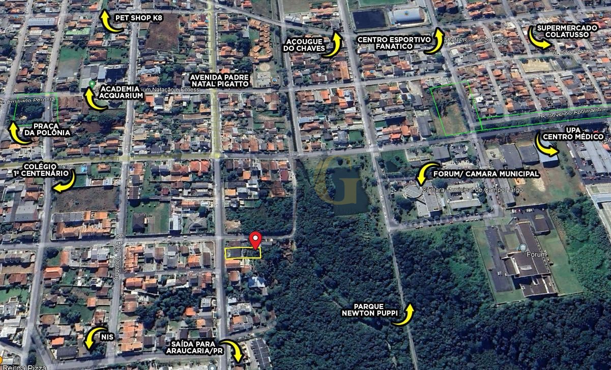 Casa à Venda no Centro de Campo Largo/PR Localização Privilegi...