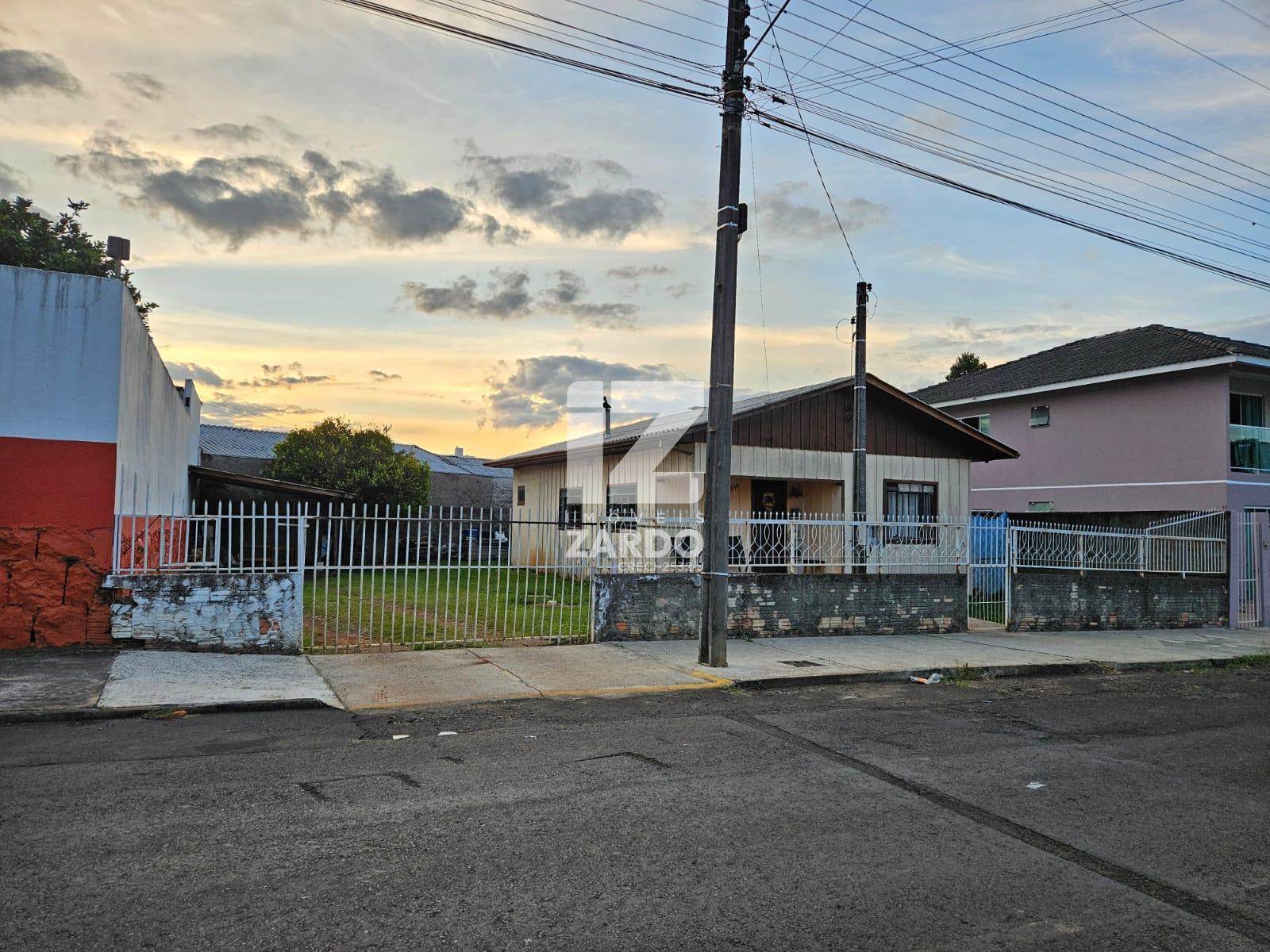 TERRENO A VENDA COM CASA DE MADEIRA, BERGER, CACADOR - SC