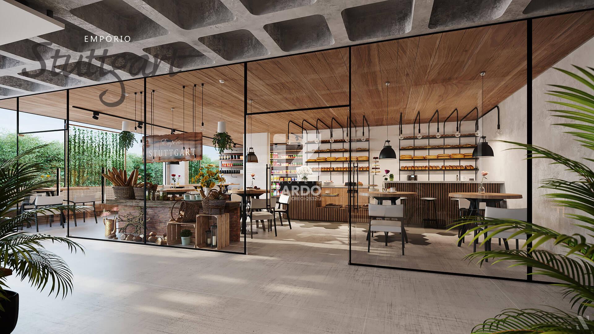 Stúdio novo - 57,03m  -  semimobiliado -  à venda no STUTTGART...