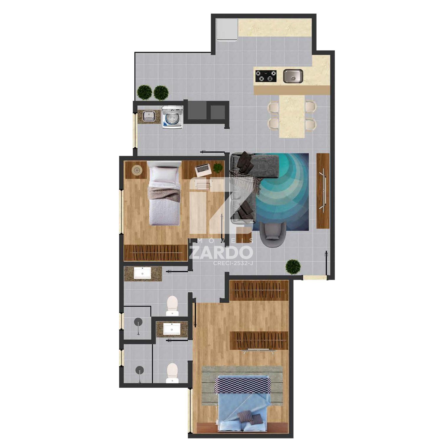 APARTAMENTO À VENDA, CENTRO, CACADOR - SC
